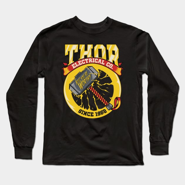 Thor Electrical Co. Long Sleeve T-Shirt by Akiwa